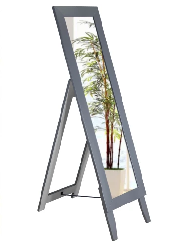 Зеркало напольное BeautyStyle 1 серый графит 138 см х 35 см