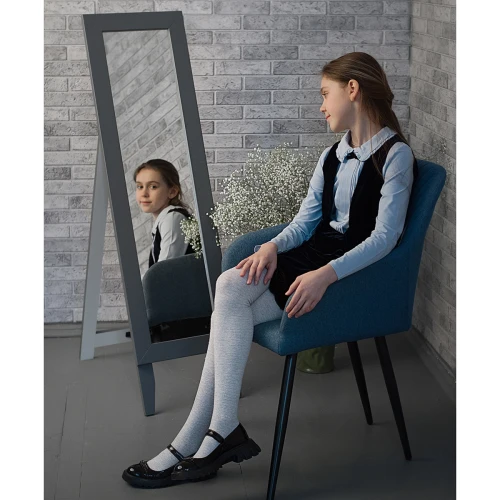 Зеркало напольное BeautyStyle 1 серый графит 138 см х 35 см