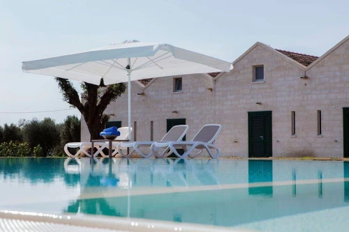 Шезлонг Nardi Alfa с подлокотниками, коричневый-кофе