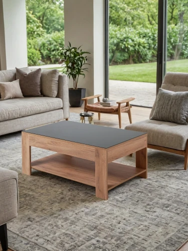 Стол журнальный BeautyStyle 26 дуб крафт золотой/стекло черное