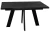 Стол DikLine SKM140 Керамика Черный мрамор/подстолье черное/опоры черные (2 уп.)