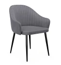 Стул DikLine 440 C56 серый, ножки черные Стул DikLine 440 C56 серый, ножки черные