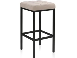 Стул «Камелот» ДП 2-07, велюр «Канди крем», каркас черный матовый Стул «Камелот» ДП 2-07, велюр «Канди крем», каркас черный матовый