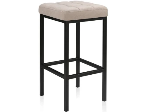 Стул «Камелот» ДП 2-07, велюр «Канди крем», каркас черный матовый