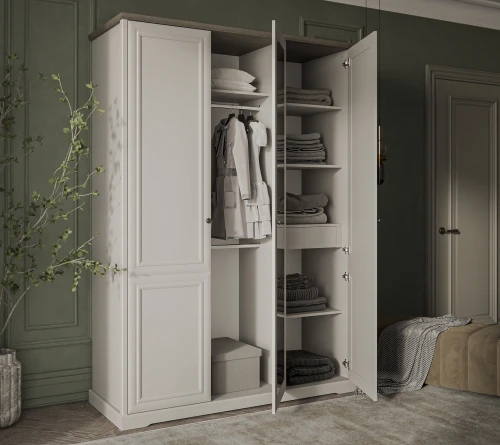 TOSCANA NEW, Шкаф 3DG Z. Цвет ПЕРСИДСКИЙ ЖЕМЧУГ/КАНЬОН