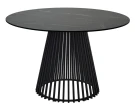 Стол TERNI 120 MATT BLACK MARBLE SOLID CERAMIC Черный мрамор матовый, керамика /Черн.каркас, ®DISAUR Стол TERNI 120 MATT BLACK MARBLE SOLID CERAMIC Черный мрамор матовый, керамика /Черн.каркас, ®DISAUR