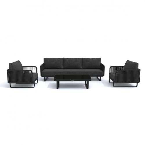 Лаунж зона BELLISA с трехместным диваном - маренго