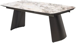 Стол ODIN 200 TL-312, испанская керамика / темно-серый каркас, ®DISAUR Стол ODIN 200 TL-312, испанская керамика / темно-серый каркас, ®DISAUR