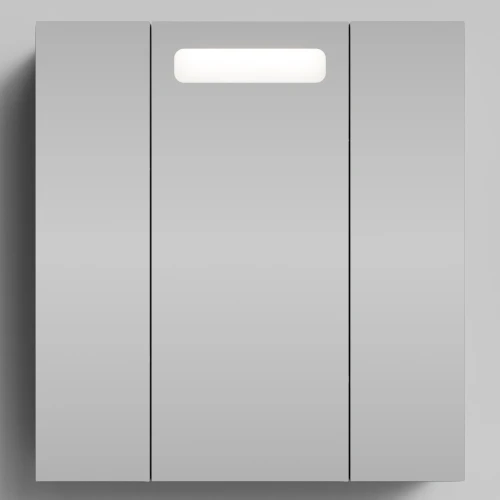 Зеркало Мальта 70, Мрамор Серый софт тач ПВХ 4044-1