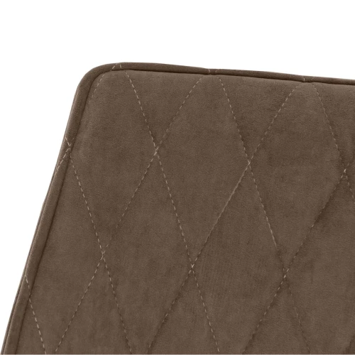 Стул «Амаретто», велюр Бренди латте, каркас вращения черный