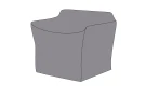 Защитный чехол на кресло Касабланка 88×82×70, цвет серый