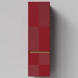 Пенал Аурум 45, пример RAL 3004 Пурпурно-красный, матовая, подвесной, правый