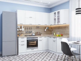 Готовый кухонный гарнитур Барселона-05 Белый