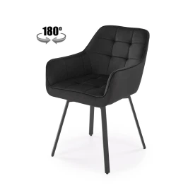 Стул HALMAR K588 черный/черный