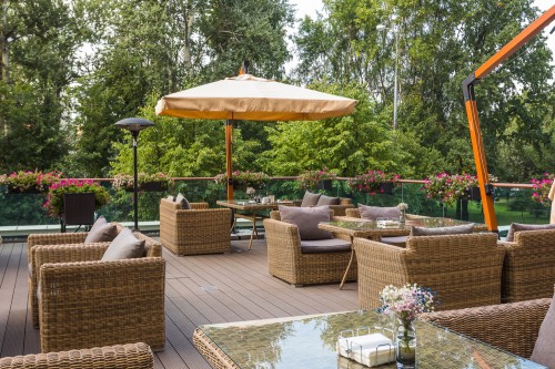 "Капучино" кресло из искусственного ротанга, цвет соломенный