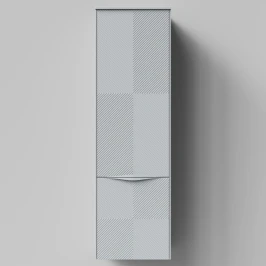 Пенал Липс 45, пример RAL 7040 Серое окно, матовая, подвесной, правый