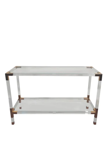 Консоль Роялти MH-1780ST, 120х40х76 см, прозрачный