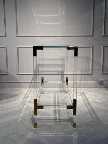 Консоль Роялти MH-1780ST, 120х40х76 см, прозрачный