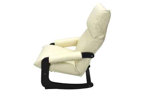 Кресло Трансформер Амадео Экокожа Б №81  арт.20055 1уп.(каркас венге, сиденье бежевое Eva 2)