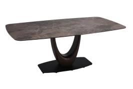 Стол обеденный Римини MC3020-180BR, 180х90х76 см, коричневая керамика