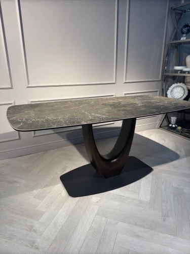 Стол обеденный Римини MC3020-180BR, 180х90х76 см, коричневая керамика