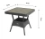 Набор мебели Ola Dom  арт.ЭП 442301+ ЭП 442349 антрацит,  (2стула+стол 76x76см) (антрацит)