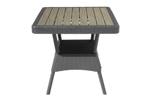 Набор мебели Ola Dom  арт.ЭП 442301+ ЭП 442349 антрацит,  (2стула+стол 76x76см) (антрацит)