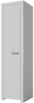 Шкаф «Эстель 1Д» КМК 0738.30-01, Белый/ Белый глянец