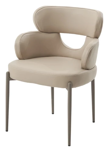 Стул VALTER HF017-02 Бежевый, экокожа / Латте каркас, ®DISAUR