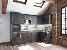 Кухня угловая Прага 2800х1400 венге