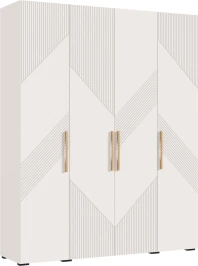 Шкаф четырехстворчатый Ирис, Кашемир