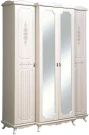 Шкаф для одежды 06.116 Кантри патина вудлайн кремовый/сандал белый