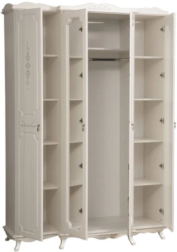 Шкаф для одежды 06.116 Кантри патина вудлайн кремовый/сандал белый