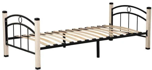 Скарлетт кровать односпальная 900 Дуб Сонома/черный