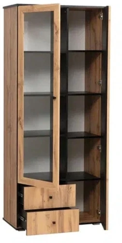 Модульная гостиная Либерти 1 (опора h20) Дуб вотан/Черный