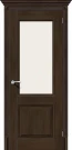 Межкомнатная дверь экошпон ĒLPORTA Классико-33 Dark Oak White Сrystal