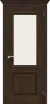 Межкомнатная дверь экошпон ĒLPORTA Классико-33 Dark Oak White Сrystal