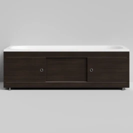 Экран-купе 1800, 3 раздвижные двери, Палисандр ПВХ 43101