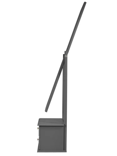 Зеркало с тумбой Селена серый 151 см х 46 см