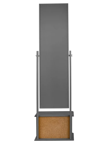 Зеркало с тумбой Селена серый 151 см х 46 см
