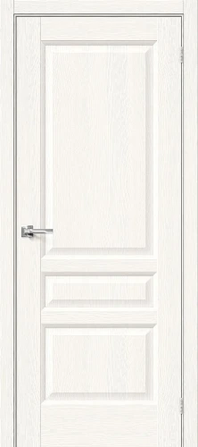Межкомнатная дверь экошпон Неоклассик-34 White Wood