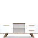 Тумба Вега Скандинавия ТВ, белый глянец