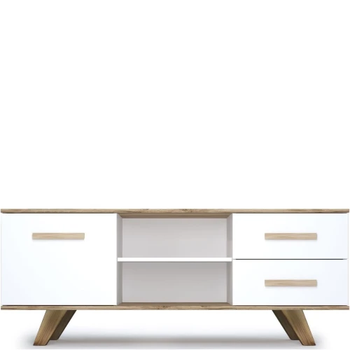 Тумба Вега Скандинавия ТВ, белый глянец