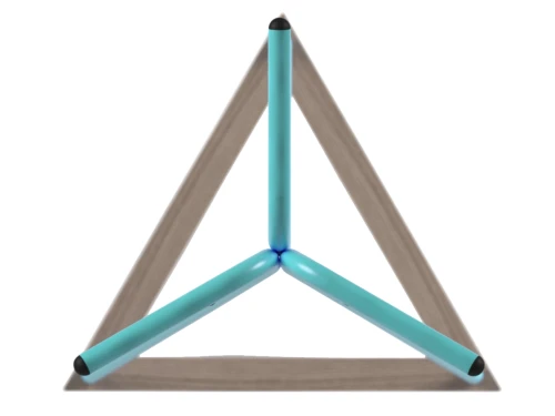 Вешалка напольная Галилео 213 бирюзовый/шимо