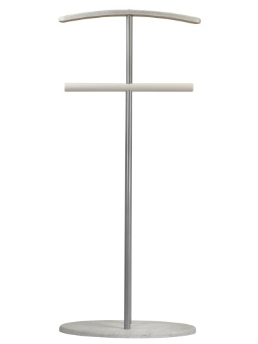 Вешалка костюмная Дэви 2 металлик/дуб дымчатый