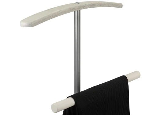 Вешалка костюмная Дэви 2 металлик/дуб дымчатый