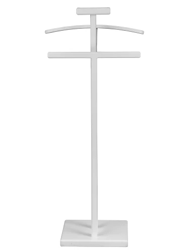 Вешалка костюмная ГАЛАНТ 340 металлик/ белый