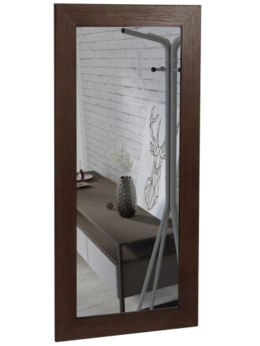 Зеркало навесное Берже 24-90 темно-коричневый 90 см х 55 см