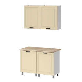 МК Аленушка 1,2м Астра Крем,скоба черный,сонома