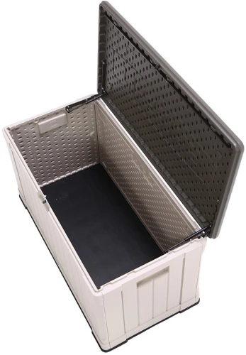 Сундук пластиковый Sand and Brown 439 л, бежево-коричневый